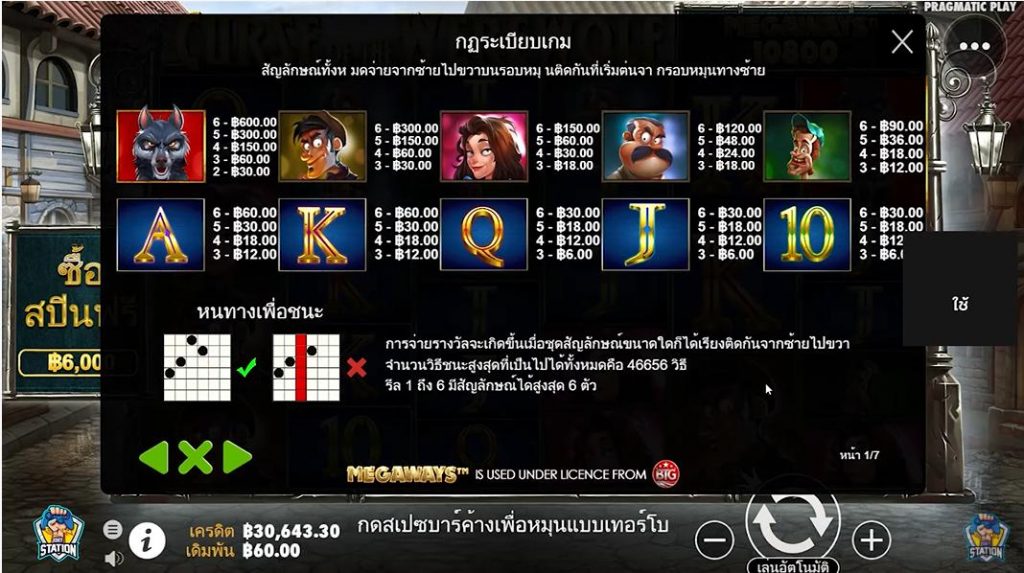 รีวิวเกมค่าย PP : Curse of the Werewolf คำสาปมนุษย์หมาป่า