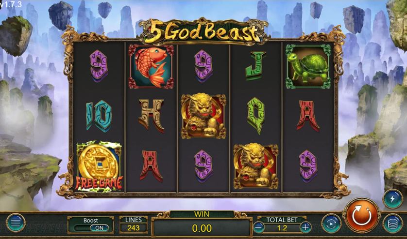 รีวิวเกมค่าย PG : 5 God Beast 5 สัตว์เดรัจฉาน