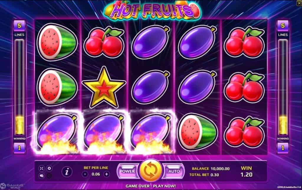 รีวิวเกมค่าย Joker : Hot Fruits ผลไม้เรื่องชื่อ