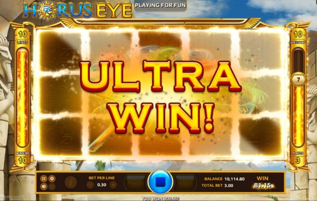 รีวิวเกมค่าย Joker : Horus Eye ดวงตาเทพฮอรัส