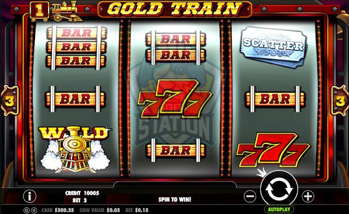 รีวิวเกมสล็อต PP : Gold Train รถไฟทองคำ