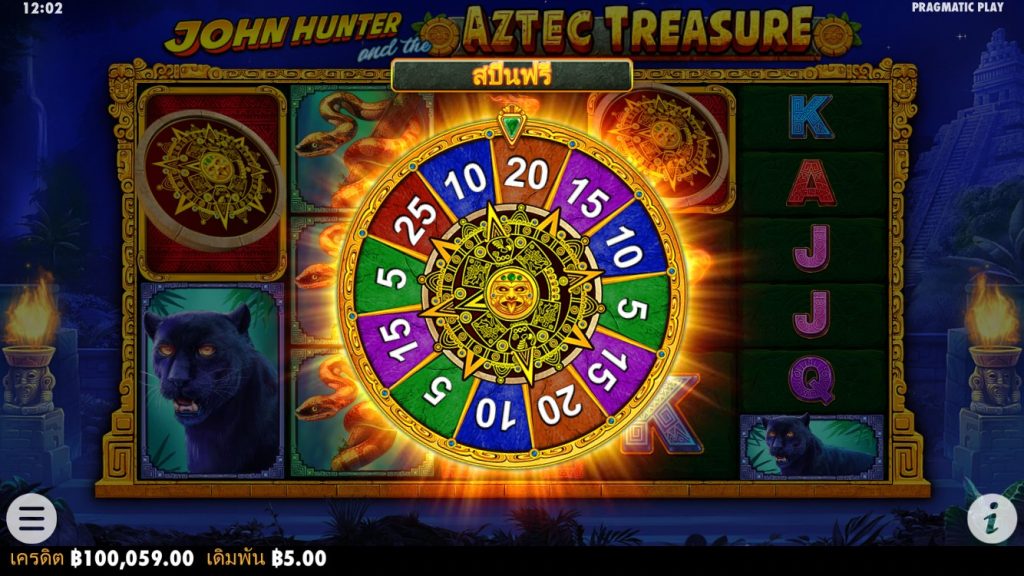 รีวิวเกมสล็อต PP : John Hunter Aztec Treasure จอห์น ฮันเตอร์ กับ สมบัติแอสเทค