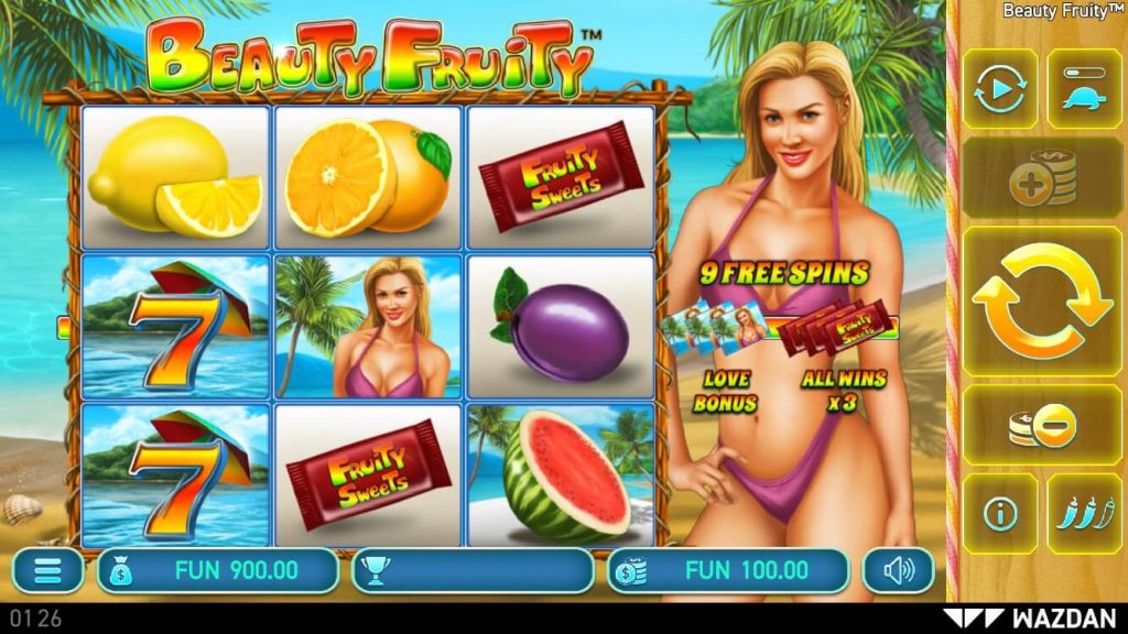 รีวิวเกมสล็อต Wazdan : Beauty Fruity สาวสวยและผลไม้