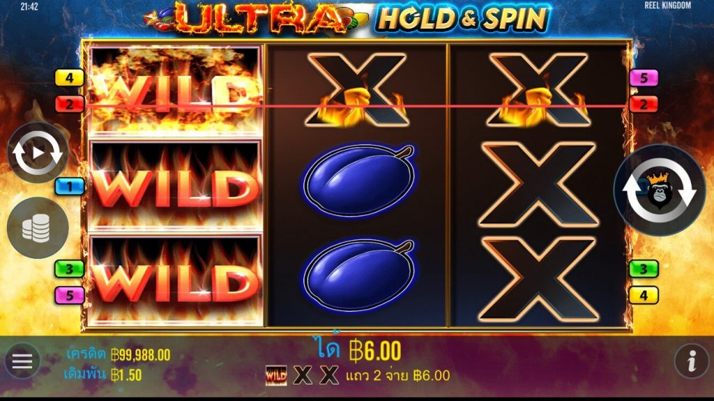 รีวิวเกมสล็อต PP : Ultra Hold and Spin สล็อตเดือดไฟรุก